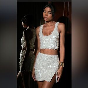 Meshki Maude Sequin Skirt Set